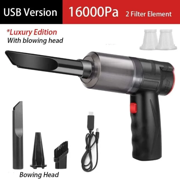 16000Pa Wireless Vacuum Cleaner - Super Suction & Air Blower - Image 14