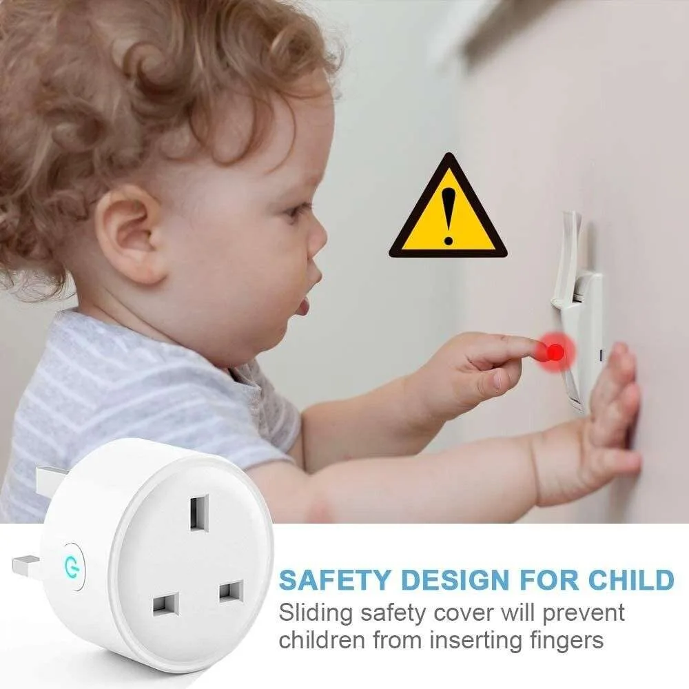 16A Smart Plug with Energy Monitoring WiFi Alexa - Image 6