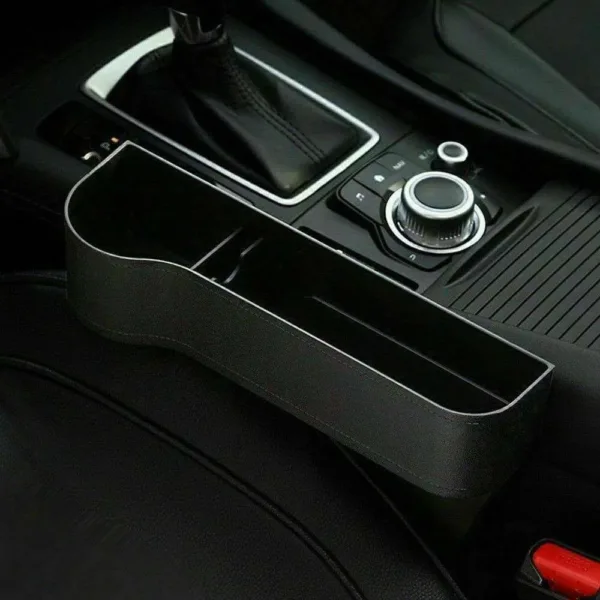 Leather Multifunctional Car Seat Organizer - Image 12