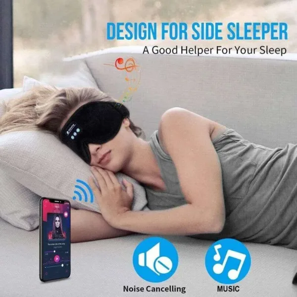 Smart Sleep Mask with 5.0 Bluetooth Headphones - Image 2