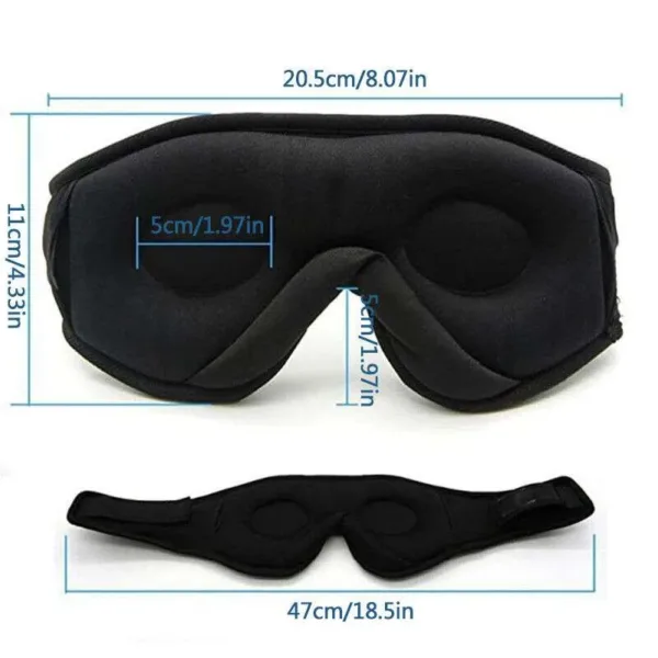 Smart Sleep Mask with 5.0 Bluetooth Headphones - Image 3