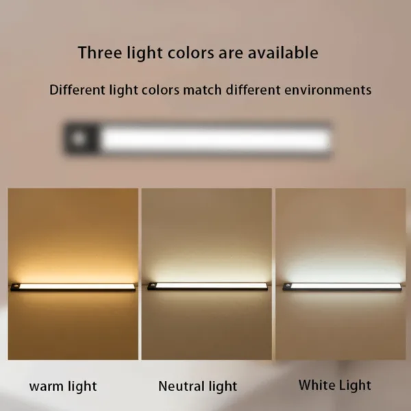 Dimmable Lamp Motion Sensor Under Cabinet LED Rechargeable - Image 7