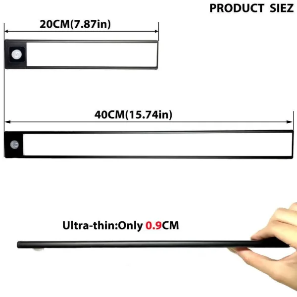 Dimmable Lamp Motion Sensor Under Cabinet LED Rechargeable - Image 3