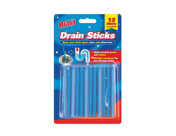 12 x DRAIN STICKS ODOUR REMOVER DEODORIZER CLEANING - Image 11