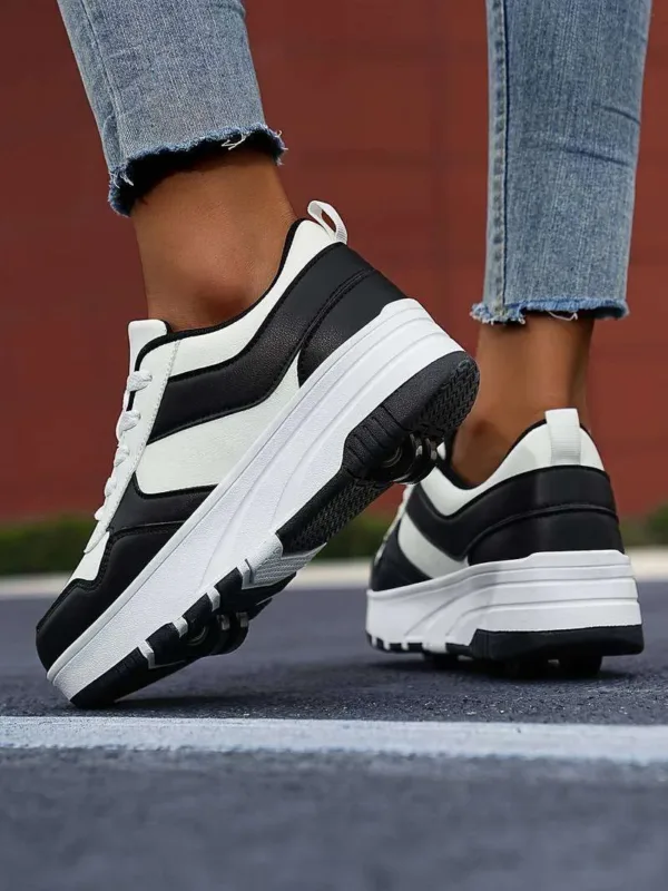Fashion Roller Shoes, Detachable Wheel Skate Sneakers - Image 2