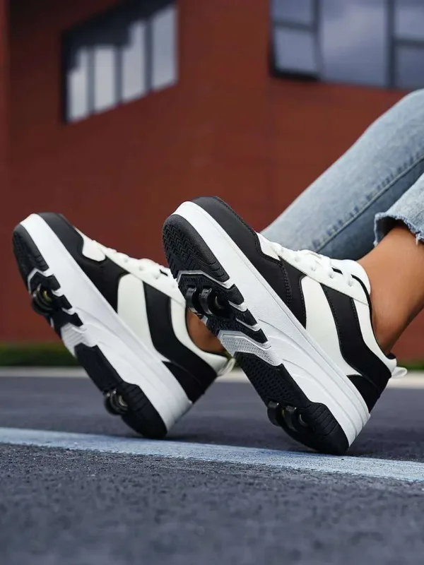 Fashion Roller Shoes, Detachable Wheel Skate Sneakers - Image 3