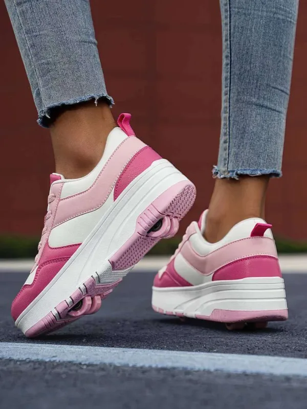 Fashion Roller Shoes, Detachable Wheel Skate Sneakers - Image 5