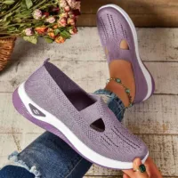 Cut-out Shoes Sneakers Casual Breathable Lightweight Comfort