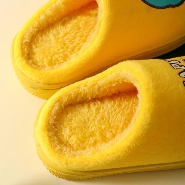 Kids Carpet Slippers Dinosaur Warm Plush Soft - Image 8