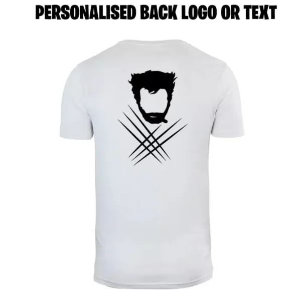 Personalised Printed T Shirt text logo party gift cotton - Image 7