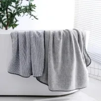 Bath Towel for Gym, Spa, and Home Thickened Microfiber