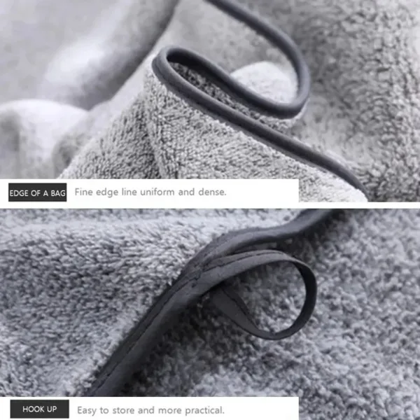 Bath Towel for Gym, Spa, and Home Thickened Microfiber - Image 5
