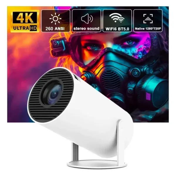 Wifi Portable Compact Projector, Home Cinema