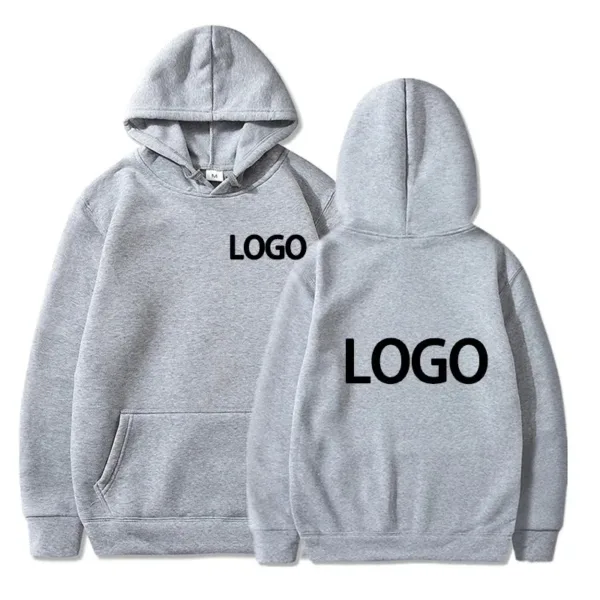 Customized Printed Men Women Hoodie Long Sleeve - Image 5