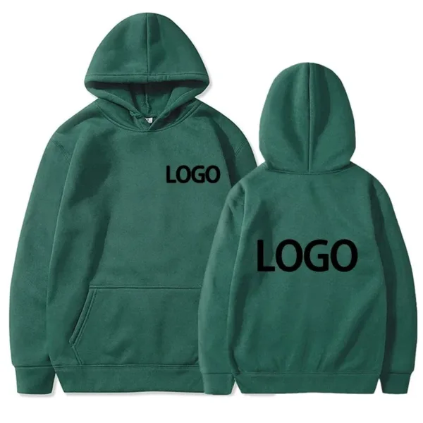 Customized Printed Men Women Hoodie Long Sleeve - Image 6