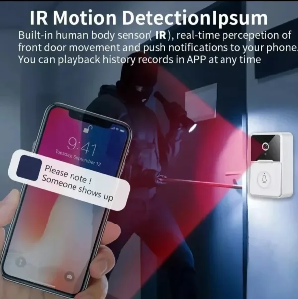 Wireless Smart Doorbell Ring Security Video - Image 10