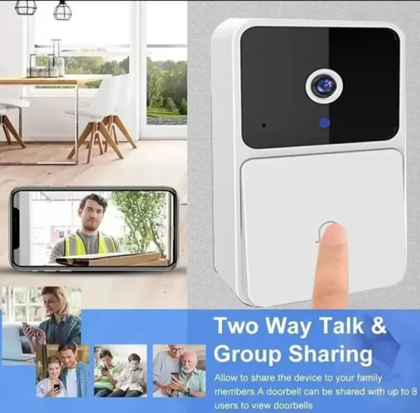 Wireless Smart Doorbell Ring Security Video - Image 20