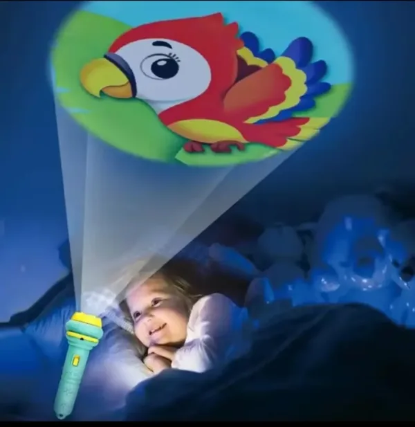 Cartoon Projection Flashlight Kidstorch Bedtime Story - Image 3