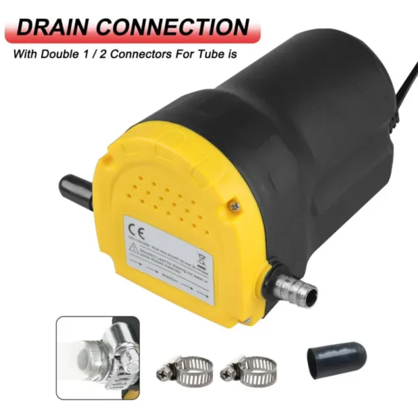 Electric Car Diesel Engine Oil Change Transfer pump Extractor Suction Syphon Pump 12V - Image 9