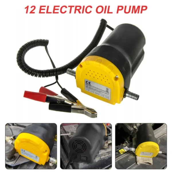 Electric Car Diesel Engine Oil Change Transfer pump Extractor Suction Syphon Pump 12V - Image 10