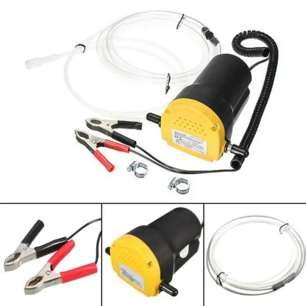 Electric Car Diesel Engine Oil Change Transfer pump Extractor Suction Syphon Pump 12V - Image 5