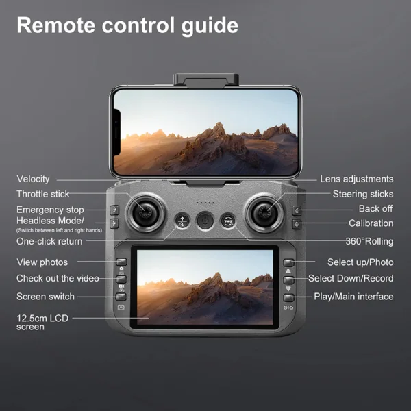 8K Drone Obstacle Avoidance, FPV, With Screen 2025 - Image 25