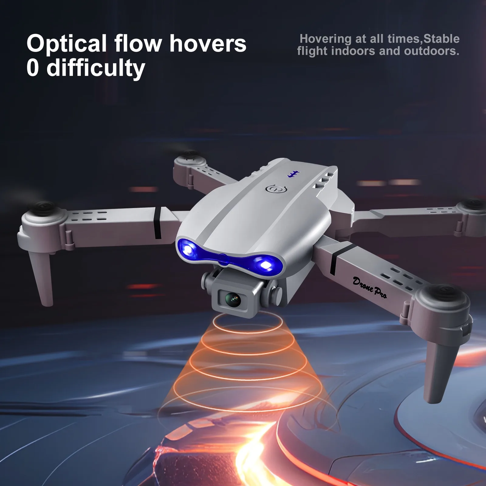 2025 Beginner Drone: Screen Remote, Headless Mode & Camera Black - Image 3